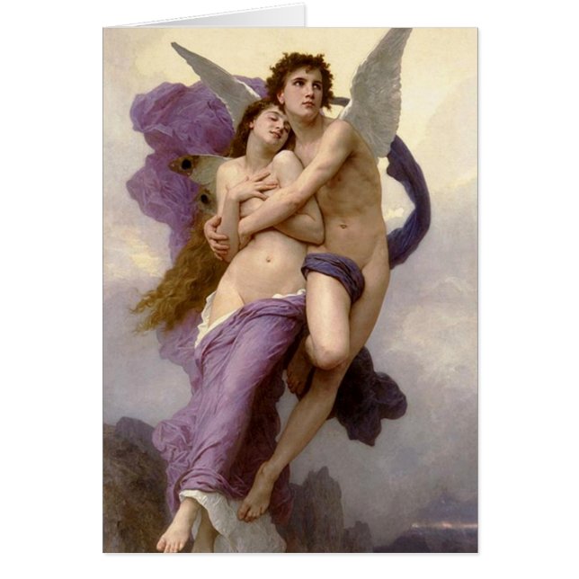 "De ontvoering van Psyche" door Bouguereau (Voorkant)