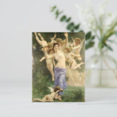 De ontwaking van het hart door Bouguereau Briefkaart (Staand voorkant)