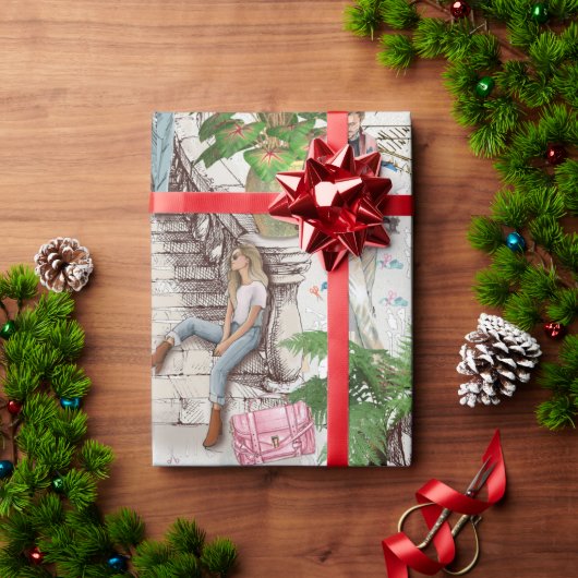 De ontwerper van de Mode Cadeaupapier (Feestdagen Geschenken)