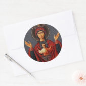 De onuitputtelijke beker ronde sticker (Envelop)