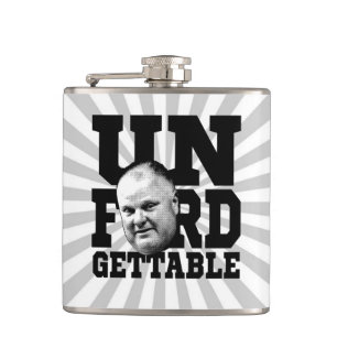 De onvergetelijke burgemeester Rob Ford van Toront Heupfles