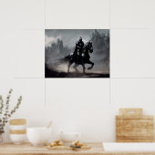 De onverschrokken ridder poster (Keuken)