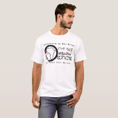 De onwetendheid is NIET het T-shirt van de Manuscr (Voorkant volledig)