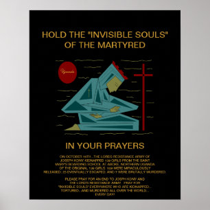 De onzichtbare zielen van de martelaar... poster
