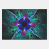 De Oog Abstracte Kunst Inpakpapier Vel (Voorkant 2)