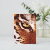De Oog-foto van de Tijger Briefkaart (Staand voorkant)