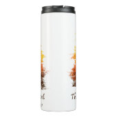 De oogst is overvloedig thermosbeker (Achterkant)