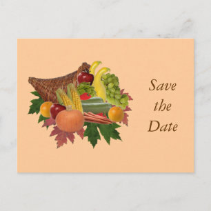 De oogst Save the Date Briefkaart