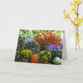 De Oogst van de herfst Kaart (Gele Bloem)