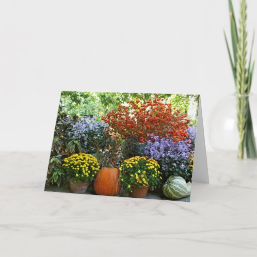 De Oogst van de herfst Kaart (Voorkant)