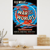 De oorlog in de wereld in 1953  Poster van de film (Keuken)