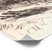 De oorlog tussen Servië en Bulgarije Poster (Hoek)