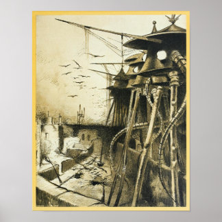 De Oorlog van de Werelden (1906) Poster