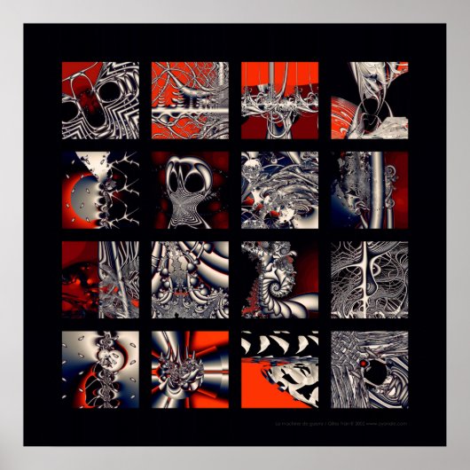 De oorlogsmachine poster (Voorkant)