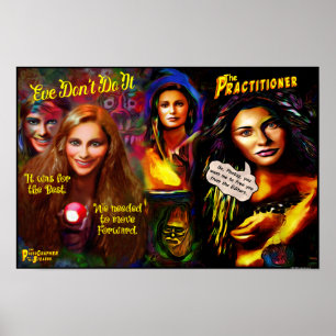 De oorsprong van de beoefenaar poster