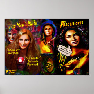 De oorsprong van de beoefenaar poster