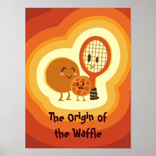 De oorsprong van de Waffle Poster (Voorkant)
