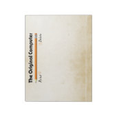 De oorspronkelijke computer notitieblok (Gedraaid)