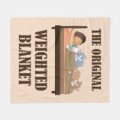 De oorspronkelijke gewogen kredietschotel fleece deken (Voorkant (Horizontaal))