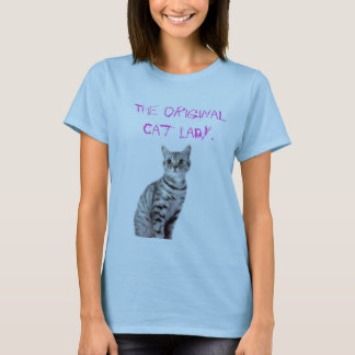 De oorspronkelijke Kat Lady. T-shirt