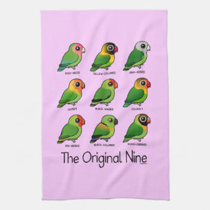 De oorspronkelijke negen theedoek