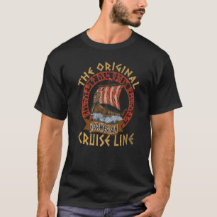De oorspronkelijke Noorse cruise line Viking Boat T-shirt
