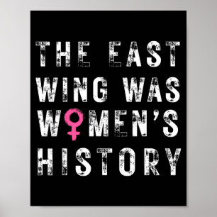 De oostvleugel was vrouwen geschiedenis feministis poster