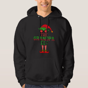 De opa Elf Familie komt overeen met kerstpajama Hoodie