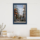 De openbare bibliotheek - Linkerpaneel (20x30 inch Poster (Keuken)