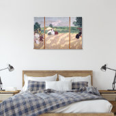 De openbare tuinen canvas afdruk (Insitu (Slaapkamer))