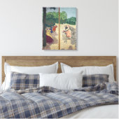 De openbare tuinen canvas afdruk (Insitu (Slaapkamer))
