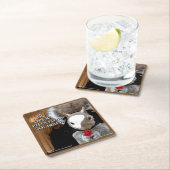 De Opera Phantom Squirrel Vierkante Kartonnen Onderzetter (Insitu)