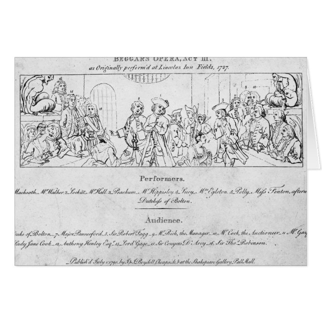 De opera van Beggar (Voorkant Horizontaal)