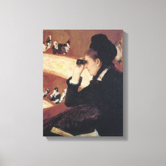 De opera van Mary Cassatt,  impressionisme Canvas Afdruk (Voorkant)