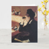 De opera van Mary Cassatt,  impressionisme Kaart (Gele Bloem)