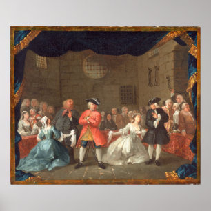 De Opera William Hogarth Fine Art van de Beggar Poster