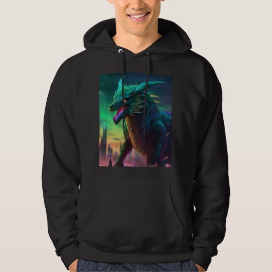 "De opkomst van de draak" Hoodie (Voorkant)