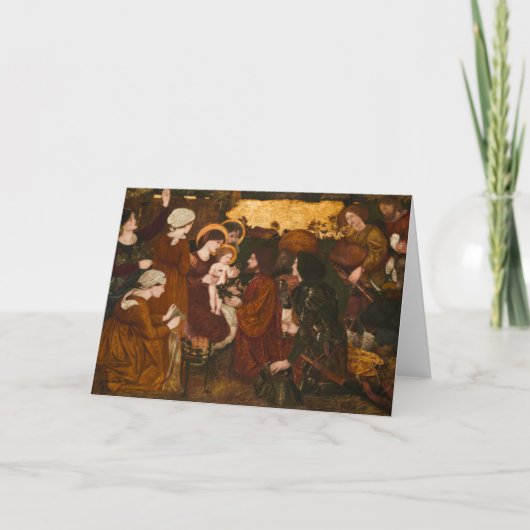 De opkomst van de Magi Feestdagen Kaart (Voorkant)