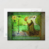 De opkomst van de Wise - Natuur card Briefkaart (Voorkant / Achterkant)