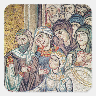 De opkomst van Jairus's dochter Vierkante Sticker