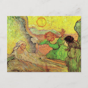 De opkomst van Lazarus door Vincent van Gogh Briefkaart