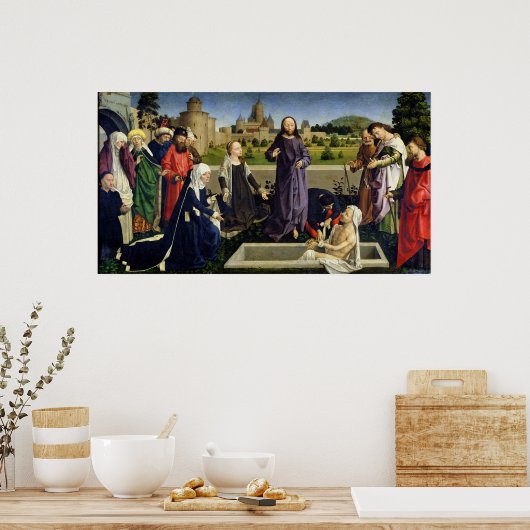 De opkomst van Lazarus Poster (Keuken)