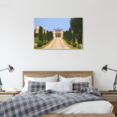 De opleggende ingang van Chateau Haut Sarpe, de Canvas Afdruk (Insitu (Slaapkamer))