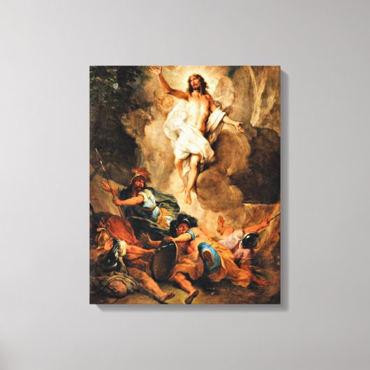 De opleving van Christus Canvas Afdruk (Voorkant)