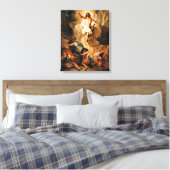 De opleving van Christus Canvas Afdruk (Insitu (Slaapkamer))