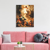 De opleving van Christus Canvas Afdruk (Insitu (Woonkamer))