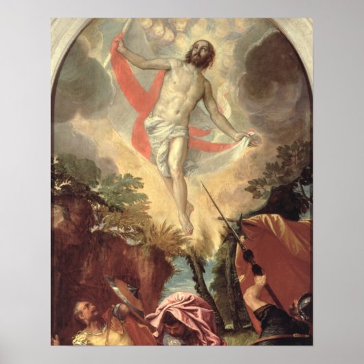 De opleving van Christus (olie op canvas) Poster (Voorkant)