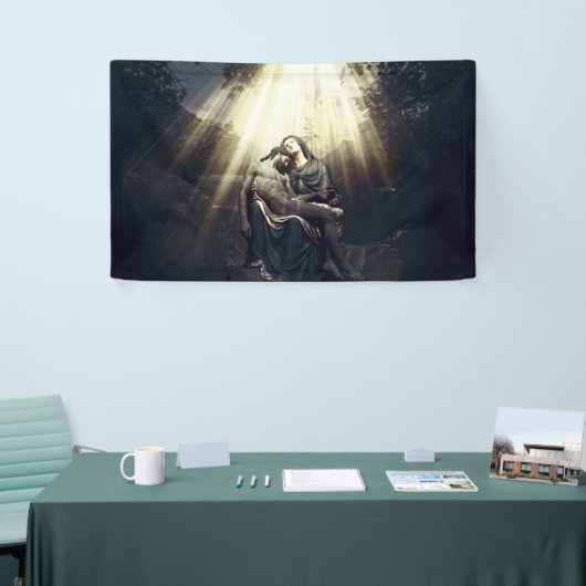 De opleving van Jezus Christus Spandoek (Beurs)