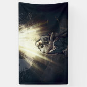 De opleving van Jezus Christus Spandoek (Verticaal)