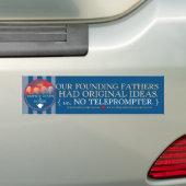 De oprichters versus TOTUS-Bumpersticker Bumpersticker (Op auto)